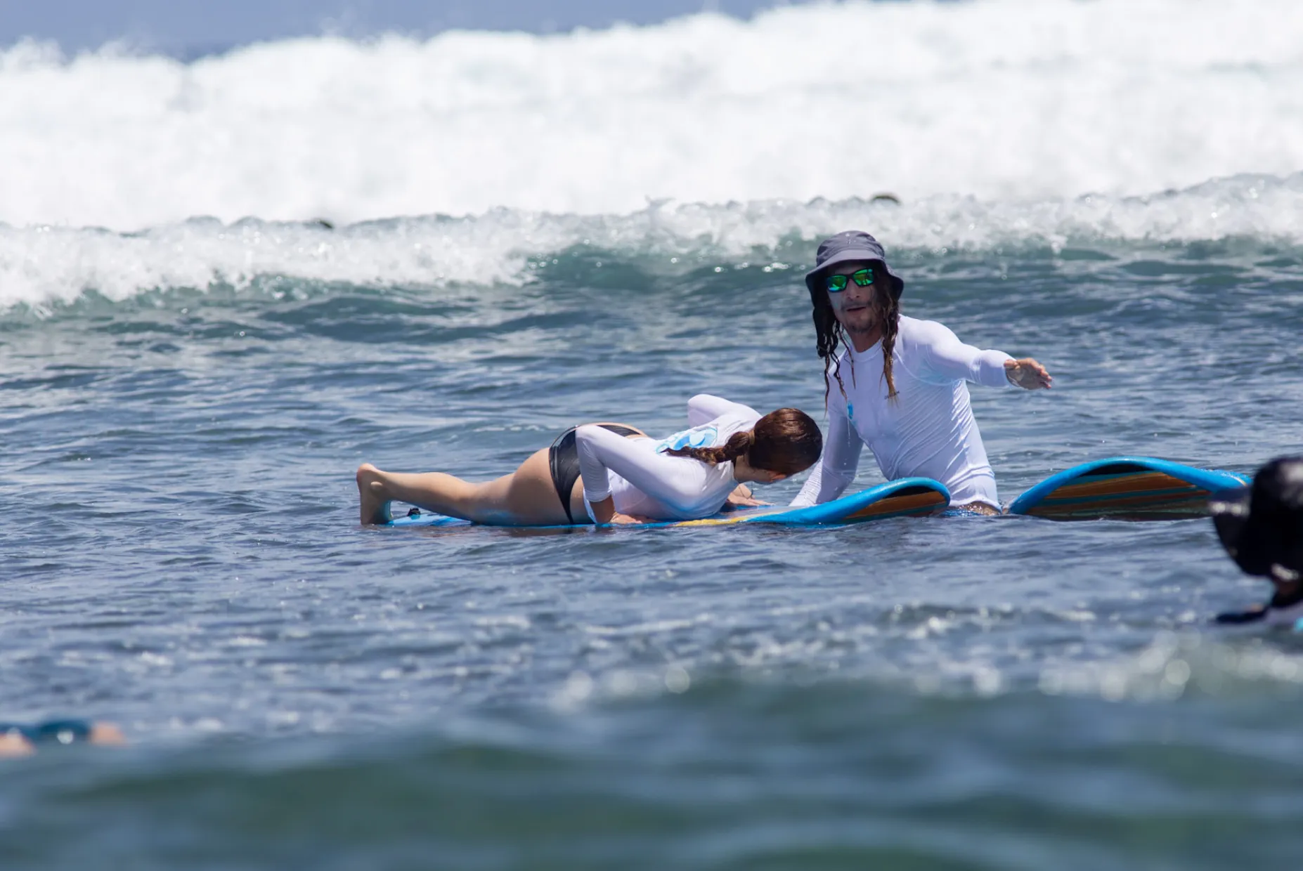 Cours privé de surf à La Réunion avec moniteur diplômé